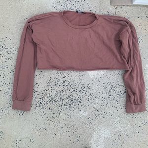 Pretty Little Thing Pink Long Sleeve Crop 499 SHIP